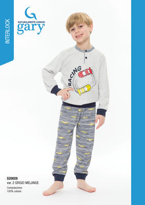 KINDERPYJAMAS S/L S30028 Tellini S.R.L. Großhandelskleidung